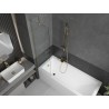 Mexen Next paroi de baignoire 1-volet 50 x 150 cm, transparent, or brossé - 895-050-000-00-00-55