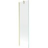 Mexen Next paroi de baignoire 1-volet 50 x 150 cm, transparent, or brossé - 895-050-000-00-00-55