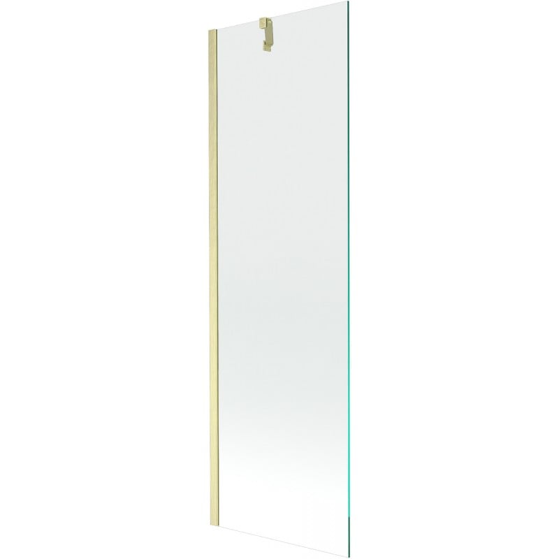 Mexen Next paroi de baignoire 1 vantail 60 x 150 cm, transparent, or brossé - 895-060-000-00-00-55