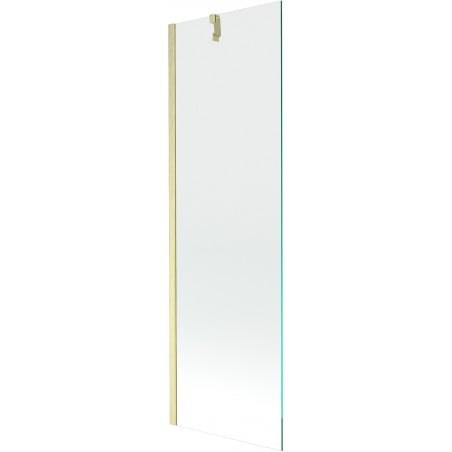 Mexen Next paroi de baignoire 1 vantail 60 x 150 cm, transparent, or brossé - 895-060-000-00-00-55