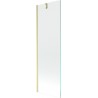 Mexen Next paroi de baignoire 1 vantail 60 x 150 cm, transparent, or brossé - 895-060-000-00-00-55
