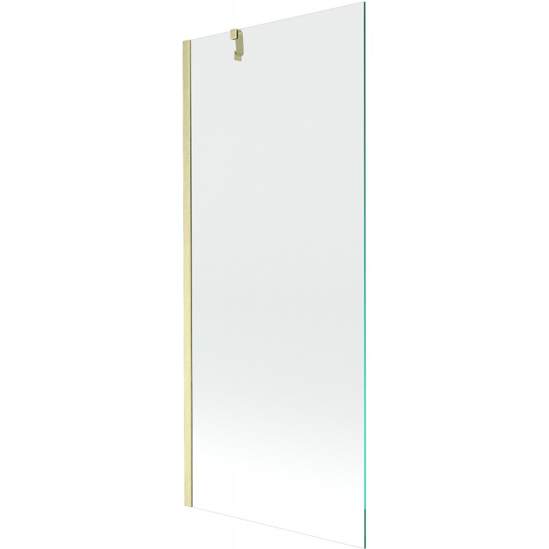 Paroi de baignoire à 1 vantail Mexen Next 80 x 150 cm, transparent, or brossé - 895-080-000-00-00-55