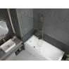 Mexen Next paroi de baignoire 1 panneau 90 x 150 cm, transparent, or brossé - 895-090-000-00-00-55