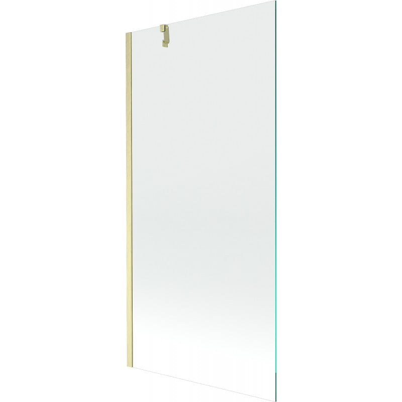 Mexen Next paroi de baignoire 1 panneau 90 x 150 cm, transparent, or brossé - 895-090-000-00-00-55