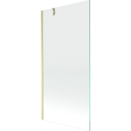Mexen Next paroi de baignoire 1 panneau 90 x 150 cm, transparent, or brossé - 895-090-000-00-00-55
