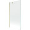 Mexen Next paroi de baignoire 1 panneau 90 x 150 cm, transparent, or brossé - 895-090-000-00-00-55