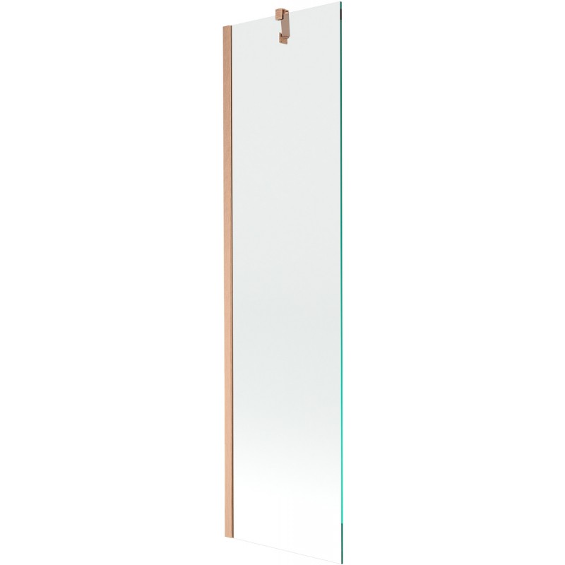 Mexen Next pare-douche à 1 panneau 50 x 150 cm, transparent, cuivre brossé - 895-050-000-00-00-65