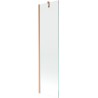 Mexen Next pare-douche à 1 panneau 50 x 150 cm, transparent, cuivre brossé - 895-050-000-00-00-65