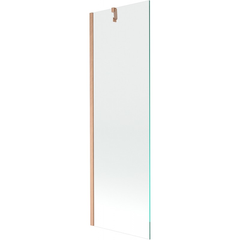 Mexen Next paroi de baignoire 1-volet 60 x 150 cm, transparent, cuivre brossé - 895-060-000-00-00-65