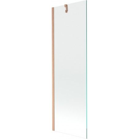 Mexen Next paroi de baignoire 1-volet 60 x 150 cm, transparent, cuivre brossé - 895-060-000-00-00-65