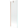 Mexen Next paroi de baignoire 1-volet 60 x 150 cm, transparent, cuivre brossé - 895-060-000-00-00-65