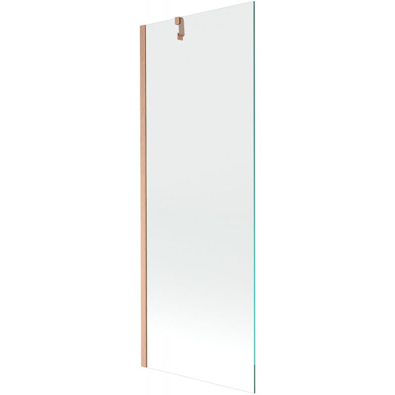 Mexen Next paroi de baignoire 1 battant 70 x 150 cm, transparent, cuivre brossé - 895-070-000-00-00-65