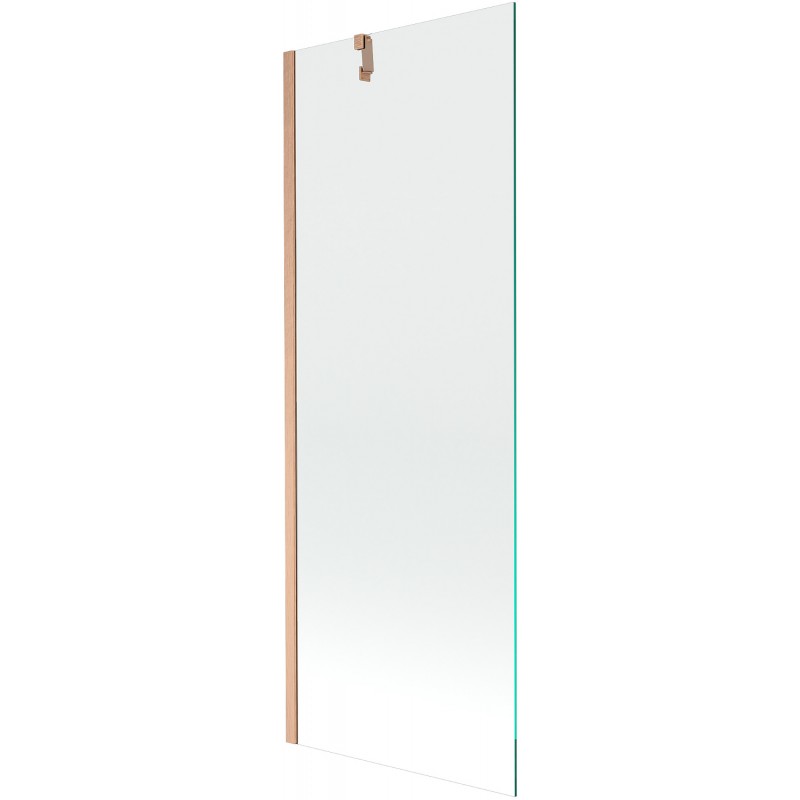 Mexen Next paroi de baignoire 1 vantail 70 x 150 cm, transparent, cuivre brossé - 895-070-000-00-00-65