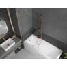 Mexen Next pare-douche 1 volet 90 x 150 cm, transparent, cuivre brossé - 895-090-000-00-00-65