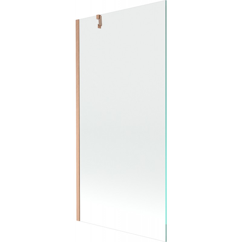 Paroi de baignoire 1 volet Mexen Next 90 x 150 cm, transparent, cuivre brossé - 895-090-000-00-00-65