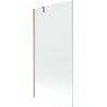 Mexen Next pare-douche 1 volet 90 x 150 cm, transparent, cuivre brossé - 895-090-000-00-00-65