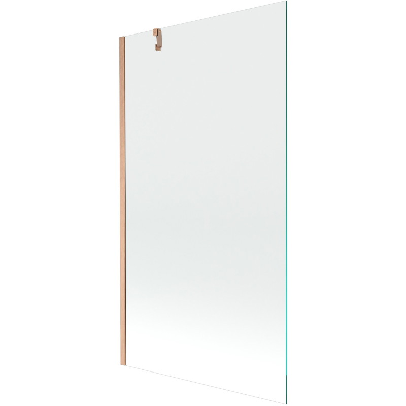 Mexen Next paroi de baignoire à 1 volet 100 x 150 cm, transparent, cuivre brossé - 895-100-000-00-00-65