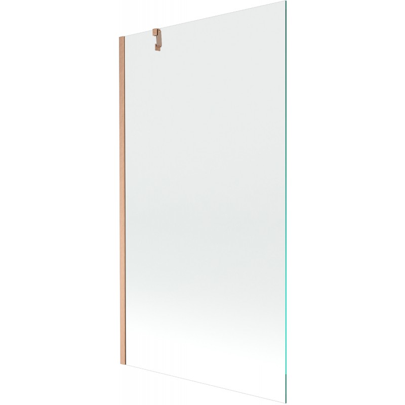 Paroi de baignoire Mexen Next à 1 battant 100 x 150 cm, transparent, cuivre brossé - 895-100-000-00-00-65