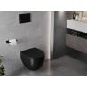 Mexen Egg cuvette WC Rimless avec abattant à descente lente slim, duroplast, noir mat - 30245070