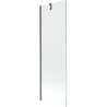 Mexen Next paroi de baignoire 1 volet 60 x 150 cm, transparent, gris pistolet brossé - 895-060-000-00-00-66
