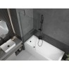 Mexen Next paroi de baignoire 1-volet 70 x 150 cm, transparent, gris canon brossé - 895-070-000-00-00-66