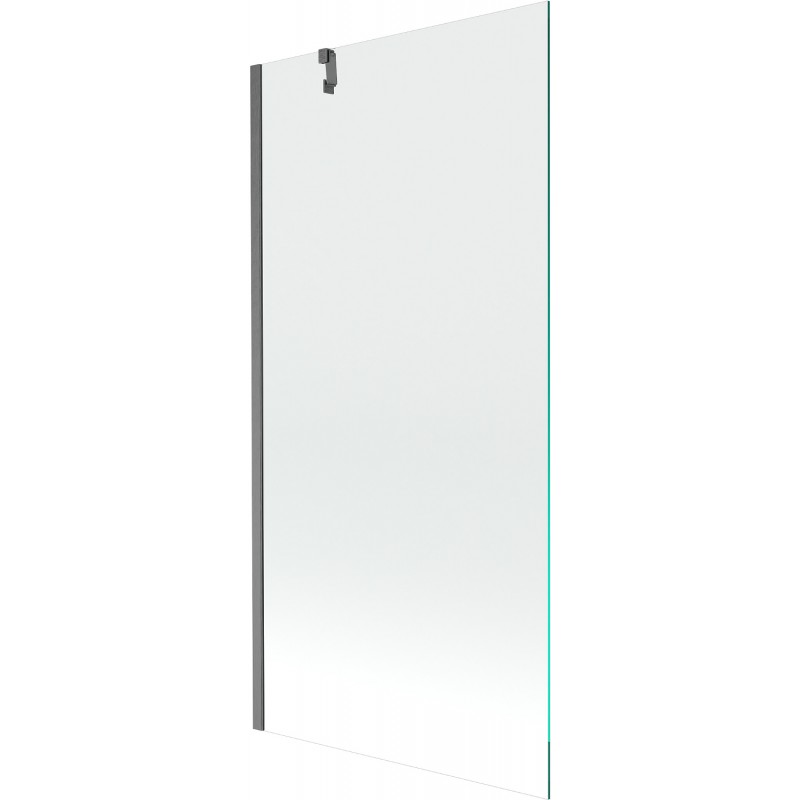 Mexen Next paroi de baignoire à 1 volet 90 x 150 cm, transparent, gris canon brossé - 895-090-000-00-00-66
