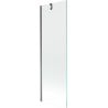 Mexen Next pare-douche de baignoire 1-volet 60 x 150 cm, transparent, métal gun - 895-060-000-00-00-95