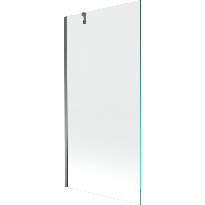 Mexen Next paroi de baignoire 1-volet 90 x 150 cm, transparent, métal canon - 895-090-000-00-00-95
