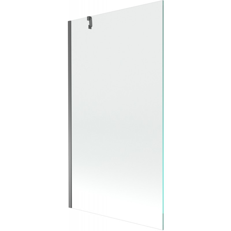 Mexen Next paroi de baignoire à 1 volet 100 x 150 cm, transparent, métal gun - 895-100-000-00-00-95