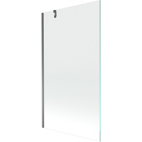 Mexen Next paroi de baignoire à 1 volet 100 x 150 cm, transparent, métal gun - 895-100-000-00-00-95