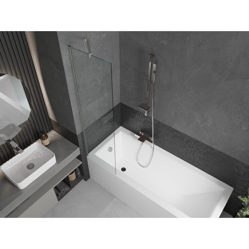 Mexen Next pare-douche 1 volet 50 x 150 cm, transparent, nickel brossé - 895-050-000-00-00-97