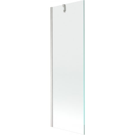 Mexen Next paroi de baignoire à 1 volet 60 x 150 cm, transparent, nickel brossé - 895-060-000-00-00-97