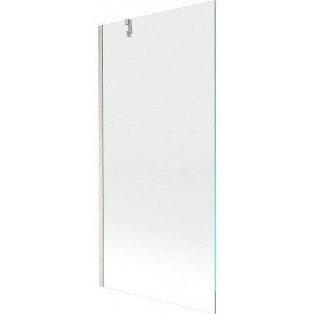 Mexen Next paroi de baignoire à 1 volet 90 x 150 cm, transparent, nickel brossé - 895-090-000-00-00-97