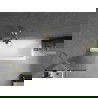 Paravent de baignoire 1 vantail Mexen Next 50 x 150 cm, stries, or brossé - 895-050-000-00-09-55
