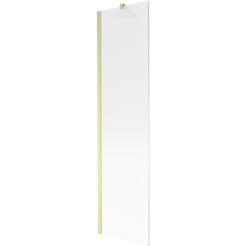 Paravent de baignoire 1 vantail Mexen Next 50 x 150 cm, stries, or brossé - 895-050-000-00-09-55