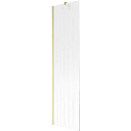 Mexen Next paroi de baignoire 1-volet 50 x 150 cm, rayures, doré brossé - 895-050-000-00-09-55