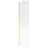 Paravent de baignoire 1 vantail Mexen Next 50 x 150 cm, stries, or brossé - 895-050-000-00-09-55