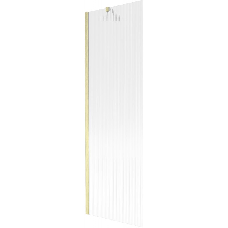 Mexen Next paroi de baignoire 1-volet 60 x 150 cm, rayé, or brossé - 895-060-000-00-09-55