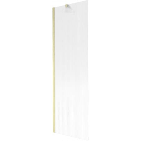 Mexen Next paroi de douche 1-volet 60 x 150 cm, rayures, doré brossé - 895-060-000-00-09-55