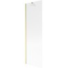 Mexen Next paroi de baignoire 1-volet 60 x 150 cm, rayé, or brossé - 895-060-000-00-09-55