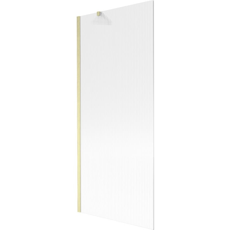 Mexen Next pare-douche à 1 vantail 80 x 150 cm, strié, doré brossé - 895-080-000-00-09-55