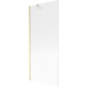 Mexen Next pare-douche à 1 vantail 80 x 150 cm, strié, doré brossé - 895-080-000-00-09-55