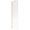 Paroi de baignoire 1 volet Mexen Next 50 x 150 cm, rayé, cuivre brossé - 895-050-000-00-09-65