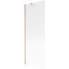 Mexen Next paroi de baignoire à 1 panneau 70 x 150 cm, rayures, cuivre brossé - 895-070-000-00-09-65