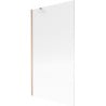Mexen Next paroi de douche 1 volets 100 x 150 cm, rayures, cuivre brossé - 895-100-000-00-09-65