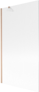 Mexen Next paroi de douche 1 volets 100 x 150 cm, rayures, cuivre brossé - 895-100-000-00-09-65