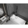 Mexen Next paroi de baignoire 1-volet 50 x 150 cm, stries, gris pistolet brossé - 895-050-000-00-09-66