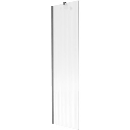 Paroi de baignoire Mexen Next à 1 vantail 50 x 150 cm, rayures, gris canon brossé - 895-050-000-00-09-66