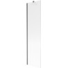 Paroi de baignoire Mexen Next à 1 vantail 50 x 150 cm, rayures, gris canon brossé - 895-050-000-00-09-66