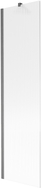 Mexen Next paroi de baignoire 1-volet 50 x 150 cm, stries, gris pistolet brossé - 895-050-000-00-09-66